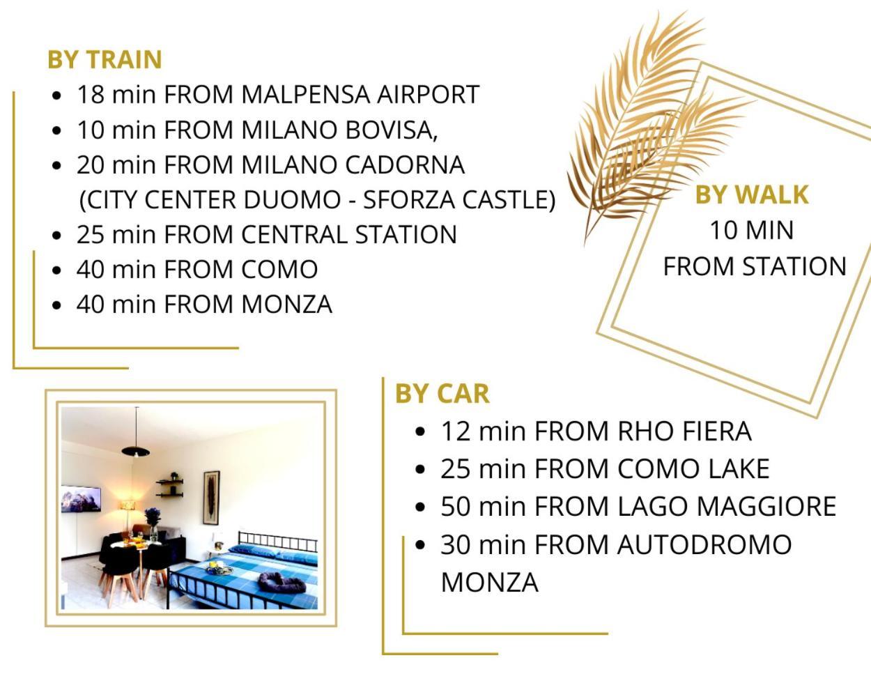 A Due Passi - 2 Milano - Como - Malpensa Aeroporto - Rho Fiera Саронно Экстерьер фото
